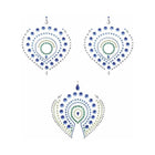 Bijoux Indiscrets Flamboyant Rhinestone Body Decorations Blue/Green