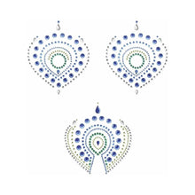 Bijoux Indiscrets Flamboyant Rhinestone Body Decorations Blue/Green