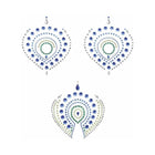 Bijoux Indiscrets Flamboyant Rhinestone Body Decorations Blue/Green