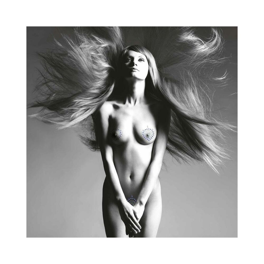 Bijoux Indiscrets Flamboyant Rhinestone Body Decorations Black/Silver