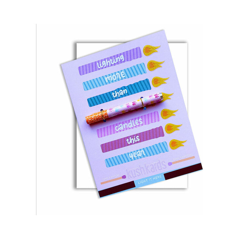 Lighting More Than CandlesÂ Birthday One Hitter Kard