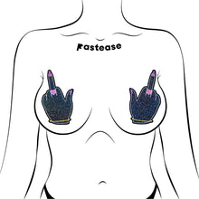 Pastease Glitter Fuck You Middle Finger Pasties