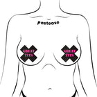 Pastease ''Great Tits'' Crosses Pasties Black/Pink