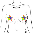 Pastease Glitter Pumping Star Pasties Rainbow
