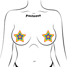 Pastease Glitter Pumping Star Pasties Rainbow