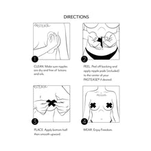 Pastease Glitter Pumping Star Pasties Rainbow