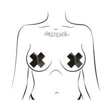 Pastease Everyday Reusable Crosses Pasties Black