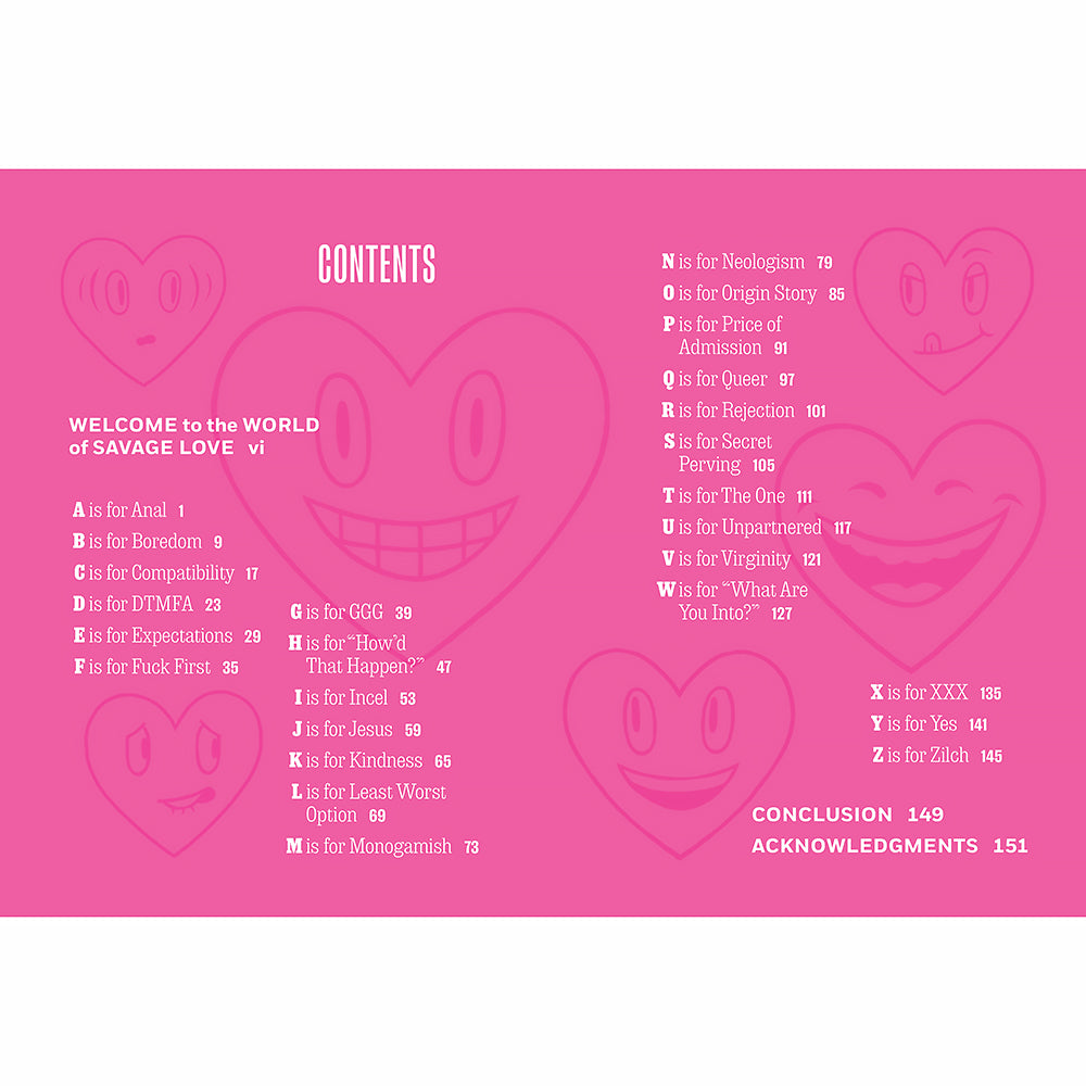 Savage Love from A to Z by Dan Savage