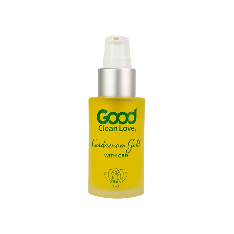 Good Clean Love Cardamom Gold CBD Love Oil 1 oz.