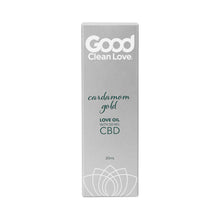 Good Clean Love Cardamom Gold CBD Love Oil 1 oz.