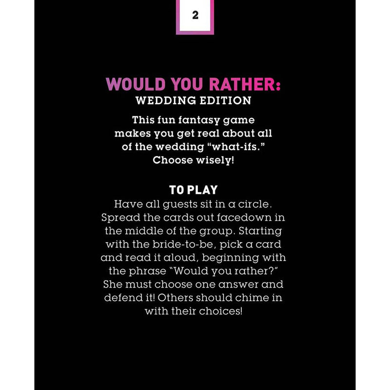 COSMO''s Bachelorette Party Games