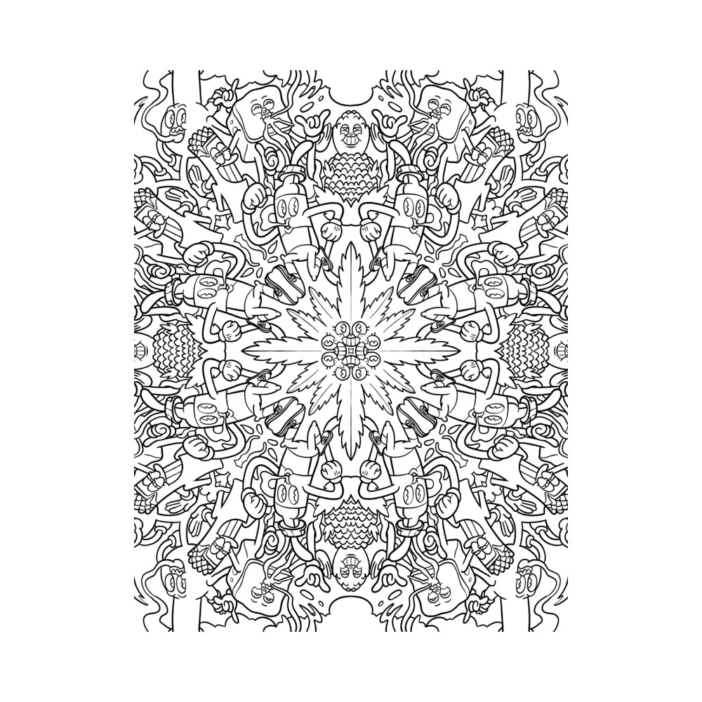 It''s 4:20, Time To Color Coloring Book