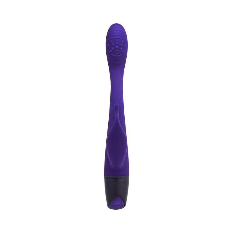 Selopa Plum Passion Rechargeable Dual Stim Silicone Purple