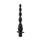 Selopa Vibrating Butt Beads Rechargeable Anal Silicone Black