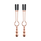 Selopa Beaded Nipple Clamps Stainless Steel Rose Gold