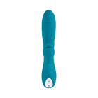 Evolved Fierce Flicker Rechargeable Dual Stim Vibe Silicone Teal