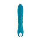 Evolved Fierce Flicker Rechargeable Dual Stim Vibe Silicone Teal