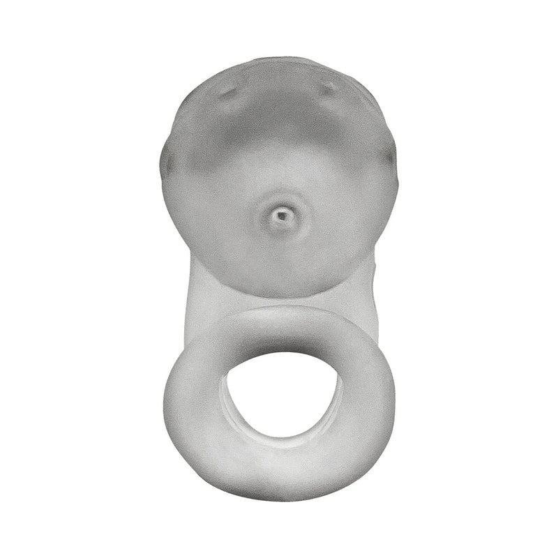 OxBalls Airlock Air-Lite Vented Chastity Clear Ice