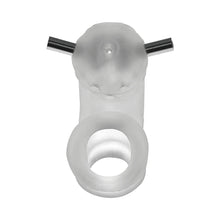 OxBalls Airlock Electro Air-Lite Vented Chastity Clear Ice
