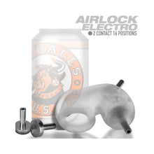 OxBalls Airlock Electro Air-Lite Vented Chastity Clear Ice