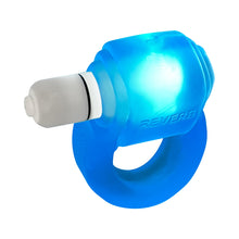 OxBalls Glowdick Cockring With Led Blue Ice