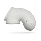 OxBalls Airlock Air-Lite Vented Chastity White Ice