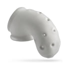 OxBalls Airlock Air-Lite Vented Chastity White Ice