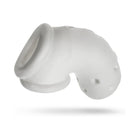 OxBalls Airlock Air-Lite Vented Chastity White Ice