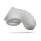 OxBalls Airlock Air-Lite Vented Chastity White Ice