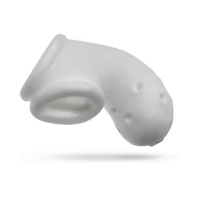 OxBalls Airlock Air-Lite Vented Chastity White Ice