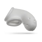 OxBalls Airlock Air-Lite Vented Chastity White Ice