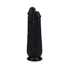 RealRock Two in One 9 in. / 10 in. Dildo Black