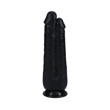 RealRock Two in One 9 in. / 10 in. Dildo Black