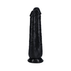 RealRock Two in One 9 in. / 10 in. Dildo Black