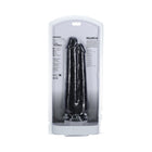 RealRock Two in One 9 in. / 10 in. Dildo Black