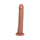 RealRock Two in One 9 in. / 10 in. Dildo Tan