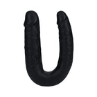 RealRock 7 in. U-Shaped Double Dildo Black