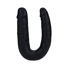 RealRock 7 in. U-Shaped Double Dildo Black