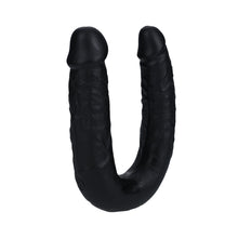 RealRock 7 in. U-Shaped Double Dildo Black