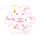 Honey Play Box Mango Tropical Weighted Kegel Ball 6-Piece Exercise Set Assorted Color