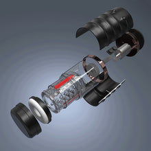 Honey Play Box Warrior Auto Thrusting Masturbator Black