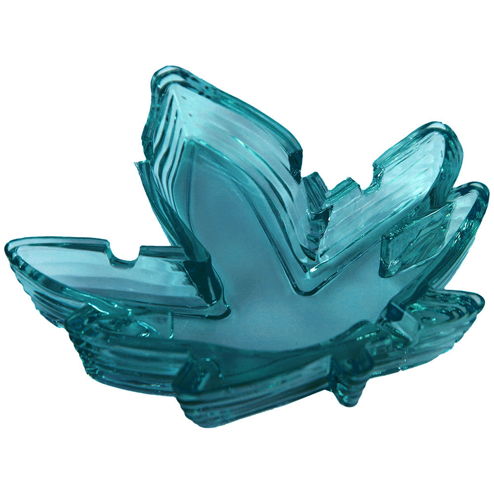Pot Leaf Ashtray Assorted Color 4-Pack