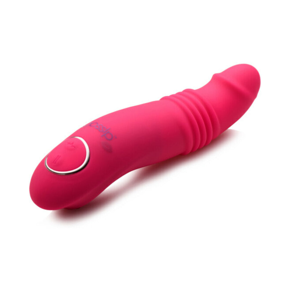 Gossip Blasters 7X Thrusting Silicone Vibrator Magenta