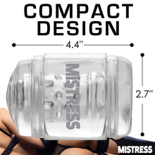 Mistress Double Shot Pussy and Ass Mini Masturbator Clear
