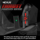 Nexus Thrust Prostate Edition Thrusting Vibrating Prostate and Perineum Massager Black