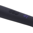 Merci Rechargeable Power Wand Ultra-Powerful Silicone Wand Massager Black Violet