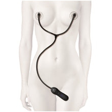 Merci Swell Auto Vibrating Nipple Sucker Cups Black
