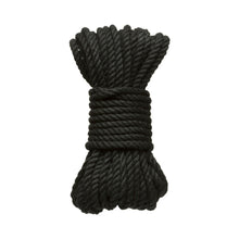 Merci Bind & Tie 6mm Hemp Bondage Rope 30 ft. Black