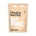 In A Bag Vibrating Butt Plug 4 in. Black