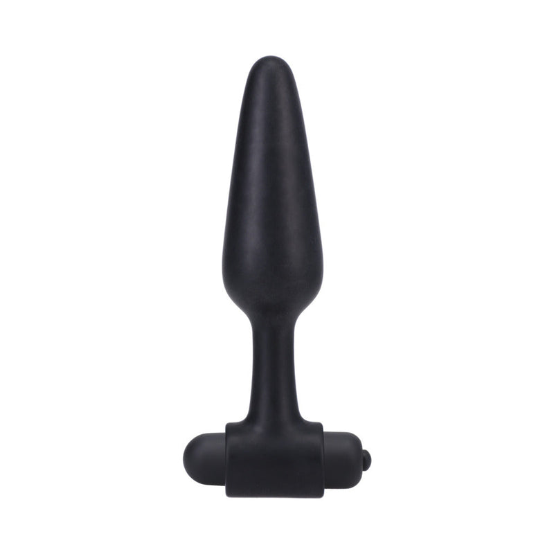 In A Bag Vibrating Butt Plug 5 in. Black